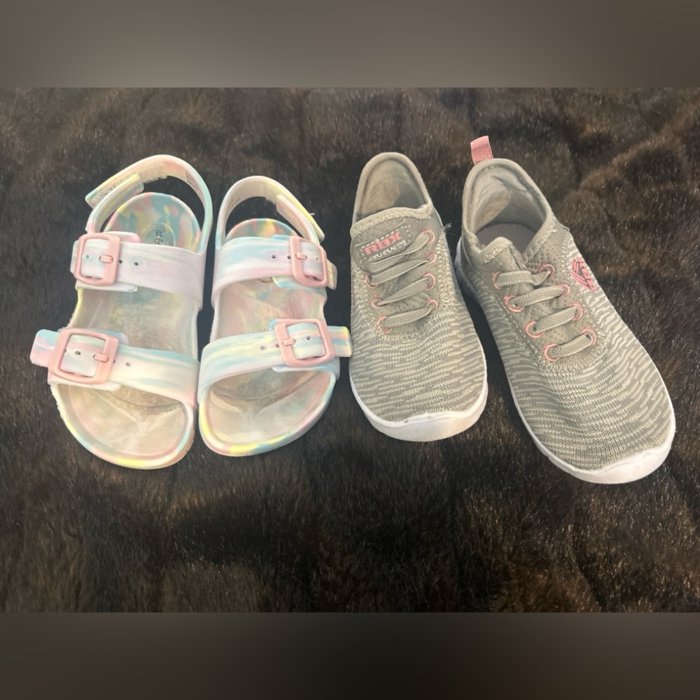 Girls Shoe Bundle Size 9 – RBX Sneakers + Cat & Jack Sandals